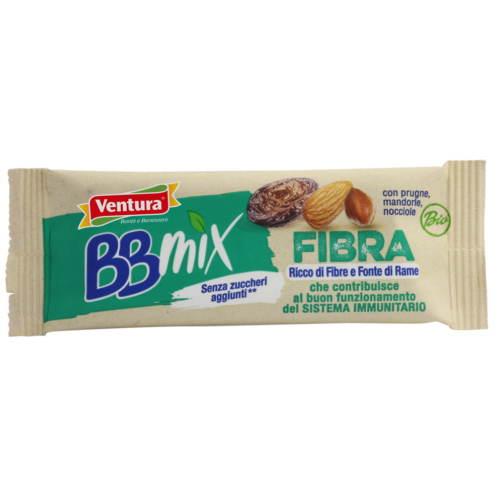 Bio Barretta BBMix Fibra <span>Prugne, Mandorle e Nocciole</span>