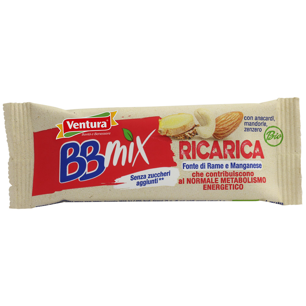 Bio Barretta BBMix Ricarica <span>Anacardi, Mandorle e Zenzero</span>