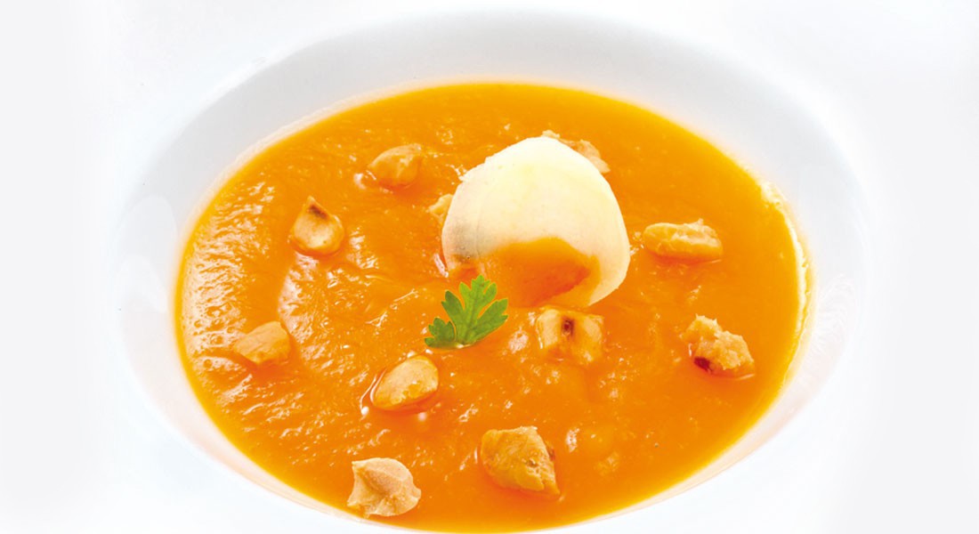 Crema di zucca, Zenzero e Nocciole Ventura