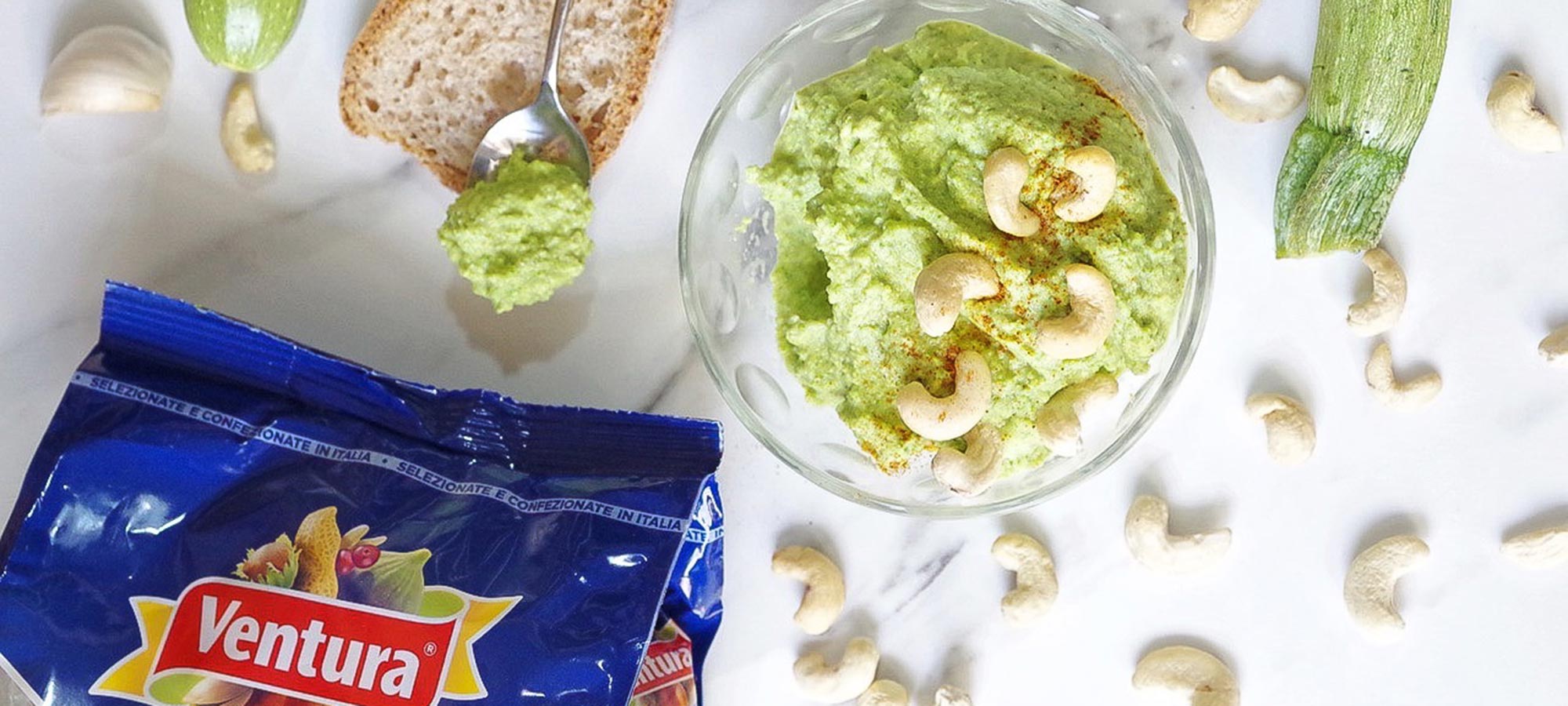 Hummus di zucchine e Anacardi al naturale Ventura