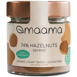 barattolo crema maama spalmabile bio nocciole 74%